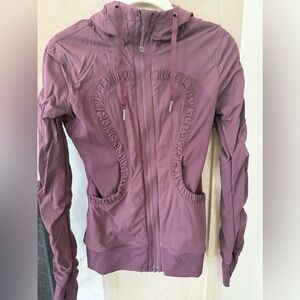 Lululemon Athletica Dance Studio Jacket III Arctic Plum Size 0
